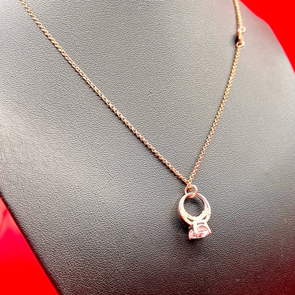 Juicy Couture Jewelry - Adorable Juicy Couture Engagement Ring Necklace-Preowned-Good Condition-Vintage